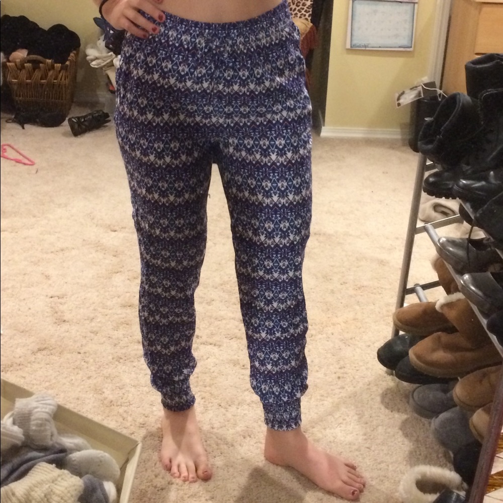 Colorful harem pants!