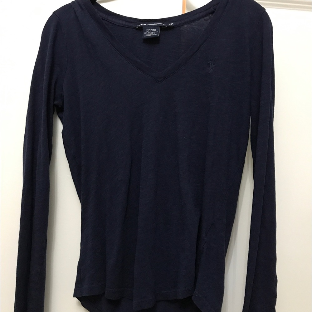RALPH LAUREN NAVY LONG SLEEVE