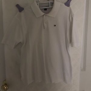 White Tommy Hilfiger polo
