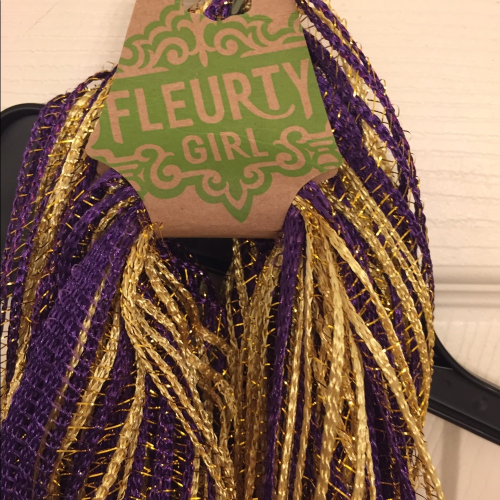 Fleurty Girl Mardi Gras Scarf