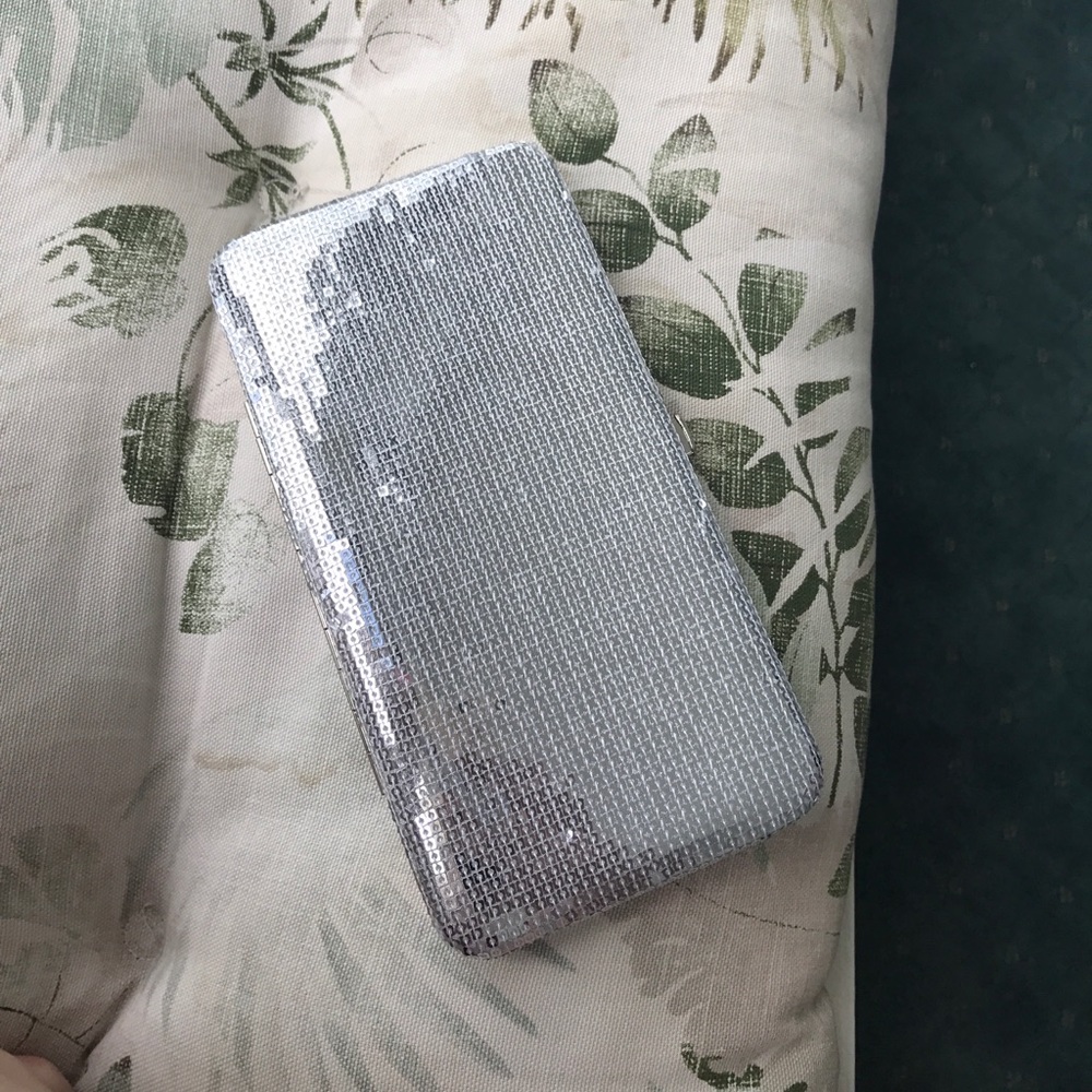 Sequin Clasp Wallet