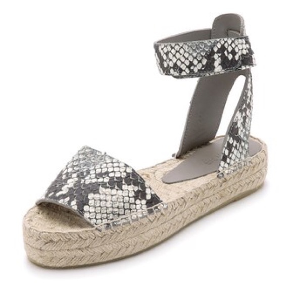 Vince Shoes - Vince Snakeskin Espadrilles