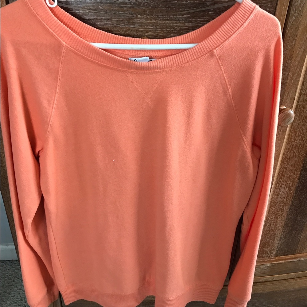 Old Navy Orange Crew Neck Sweatshirt