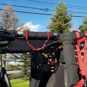 Custom Made Paracord Jeep Grab Handles. New!