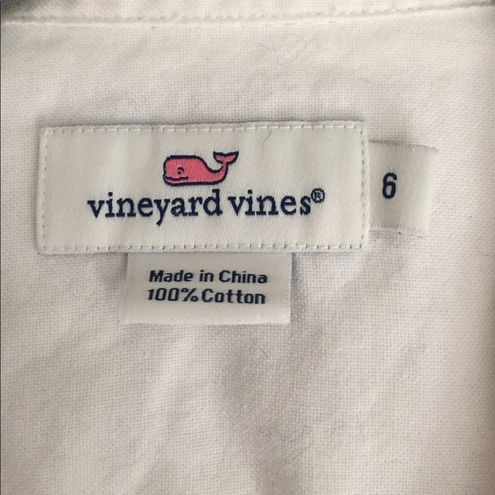 White button down