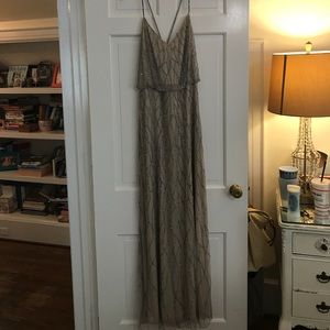 Adrianna Papell Beaded Formal Gown size 14