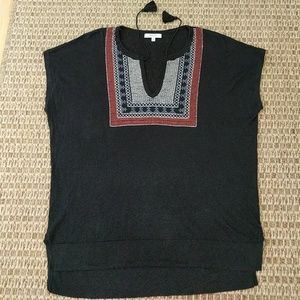 Madewell tunic with tassels