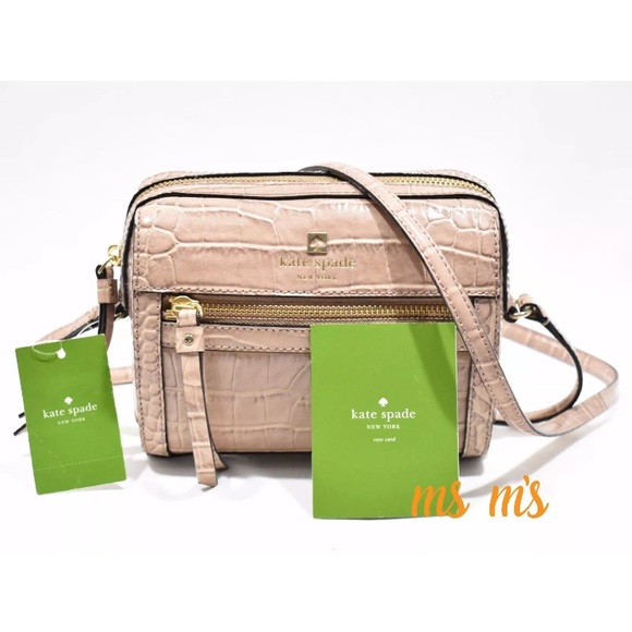 kate spade Handbags - Kate spade rose leather cross body