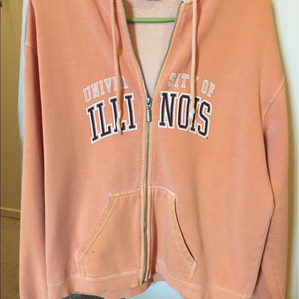 University of Illinois zip hoodie