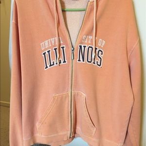 University of Illinois zip hoodie