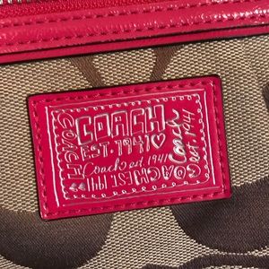 Sparkling clean Coach purse!