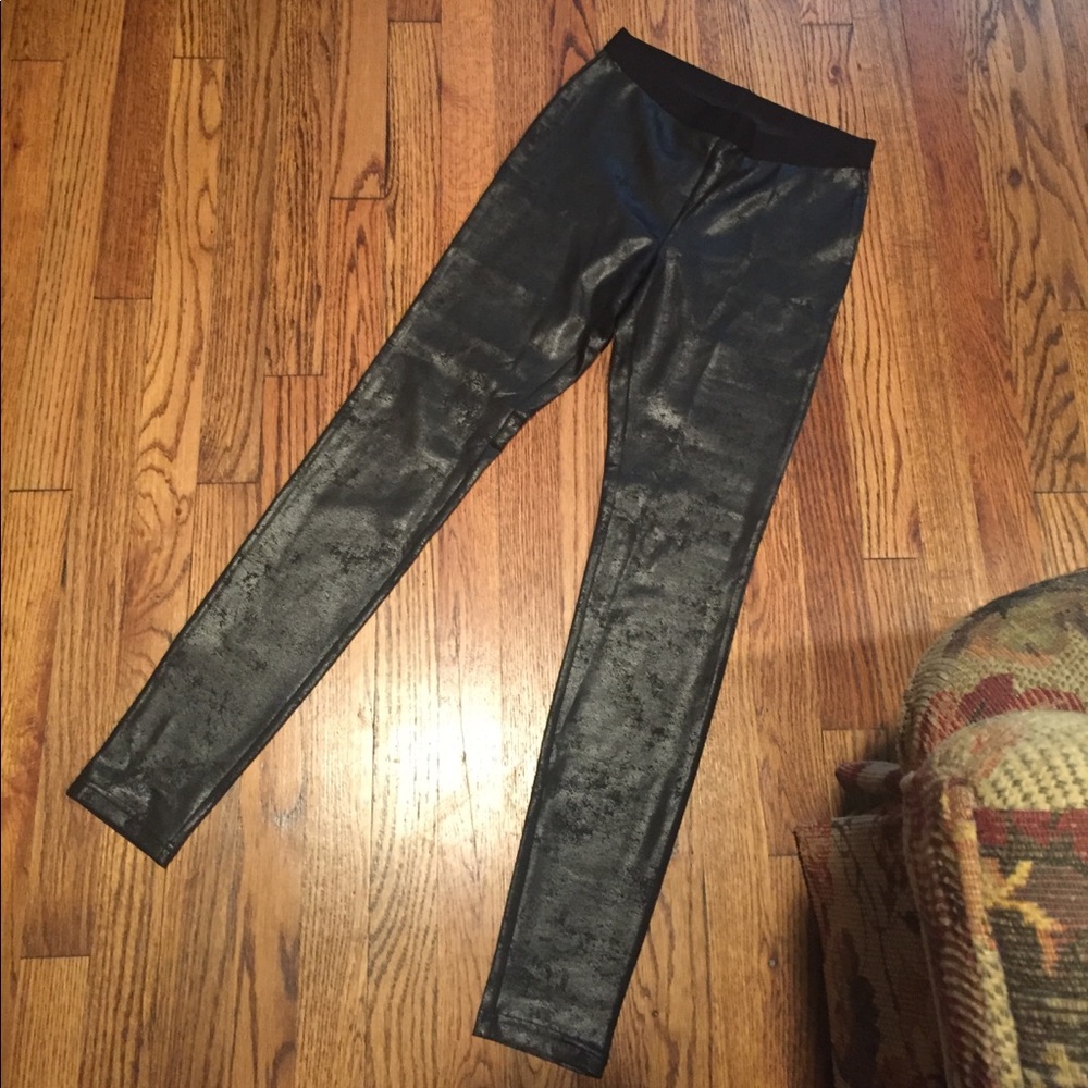 Black Shiny leggings