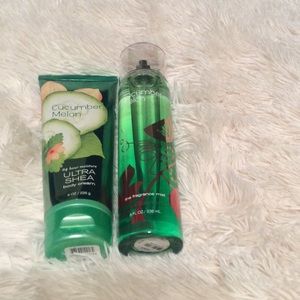 Bath and Body Works Cucumber Melon Set