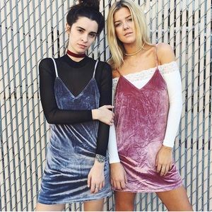 LF Velvet Slip Dress