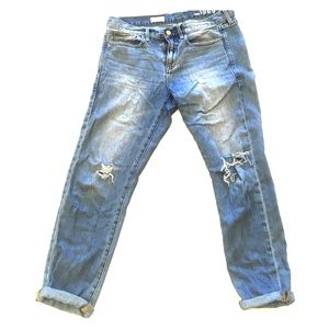 Gap Distressed boyfriend jeans