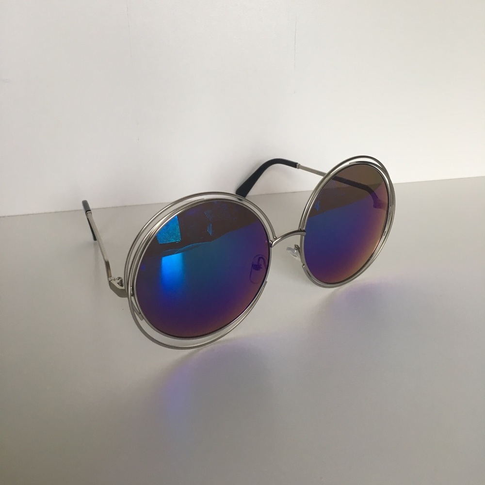 Oversized Round Boho Chic Sunglasses