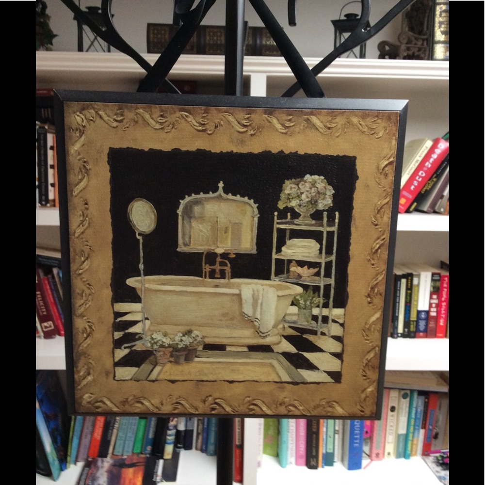 Painting old fashioned bathroom 12 1/2 by 12 1/2