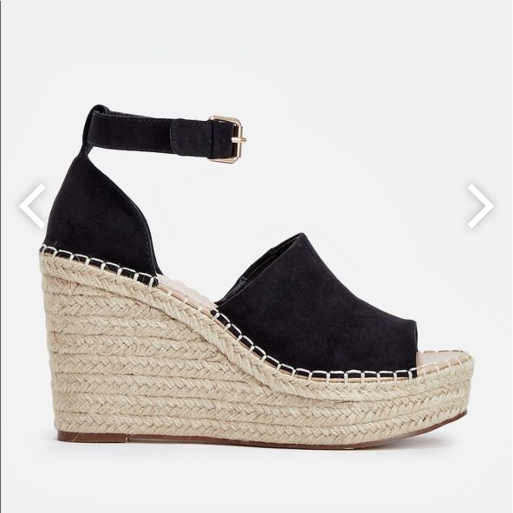 Ankle strap wedges