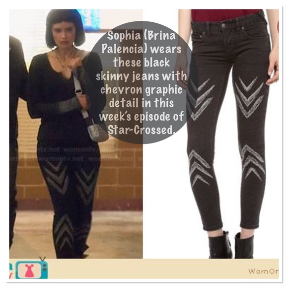 Free Peoples Ikat/Arrow/Chevron Jeans Size-28 - Picture 6 of 7