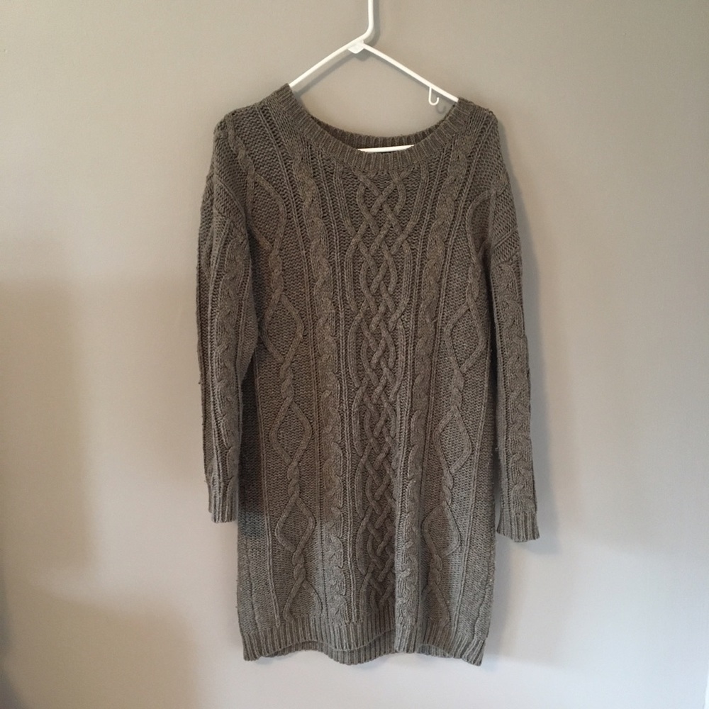 Perfect sweater dress for colder weather!