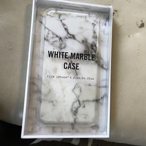 Urban outfitters white marble iPhone 6 PLUS! new