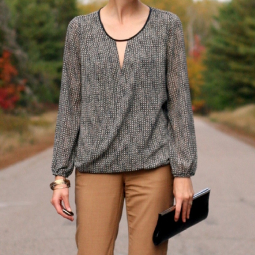 Max Studio Crossover Blouse