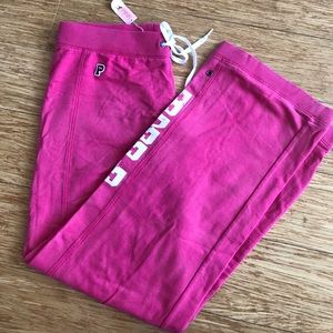 Pink sweatpants