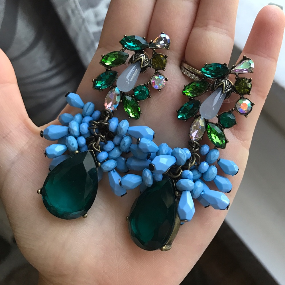 🌸NEW🌸 Crystal Beaded Fringe Drop Earrings