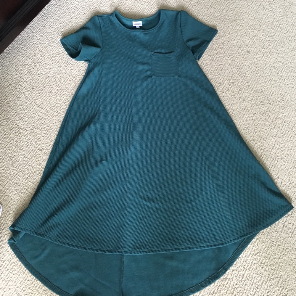 Teal LuLaRoe Carly dress