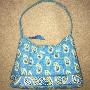 Vera Bradley Purse. Turquoise and Lime Green