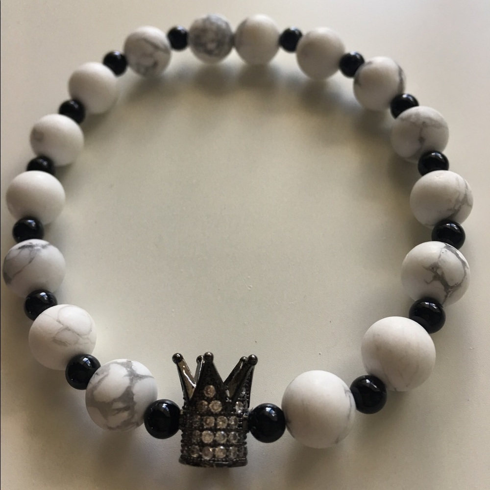 Men's beaded bracelet hand made