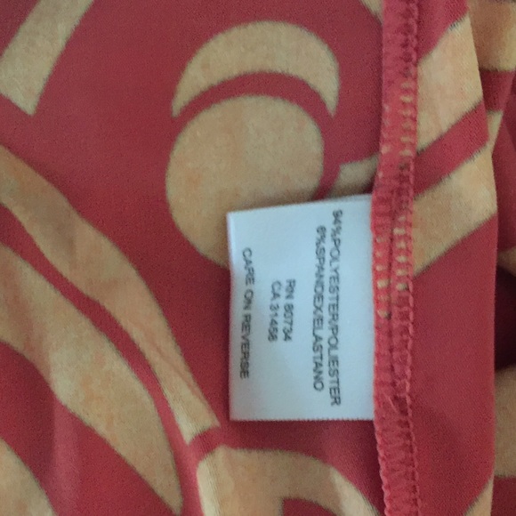 • BCBGMAXAZRIA • Scroll Print Dress Size X Small - Picture 8 of 8