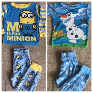 Bundle 3T Unisex pjs Set