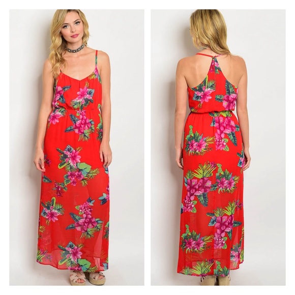 Dresses & Skirts - 🔴CLEARANCE Floral print long maxi dress