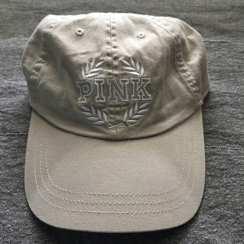 Pink by VS khaki hat