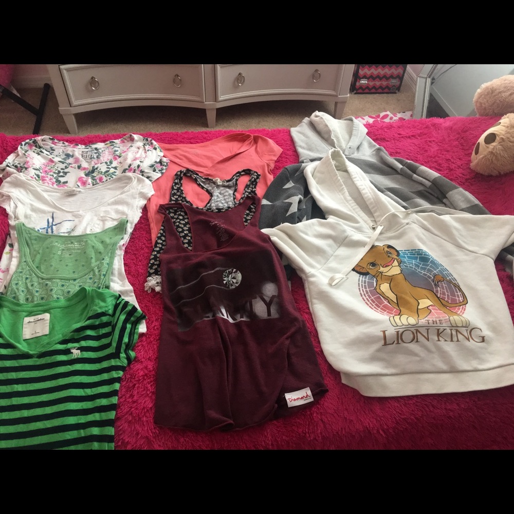 NAME BRAND JACKETS AND TEES