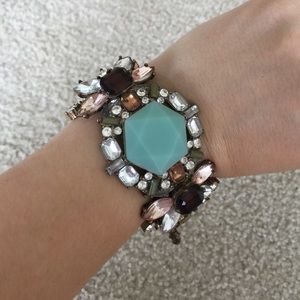 New Rustic Multi-Colored Jeweled Bracelet