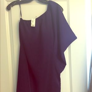 Limited One Shoulder Purple Cocktail Dress 4