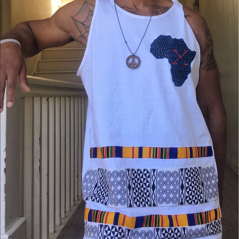 African Print Tank top