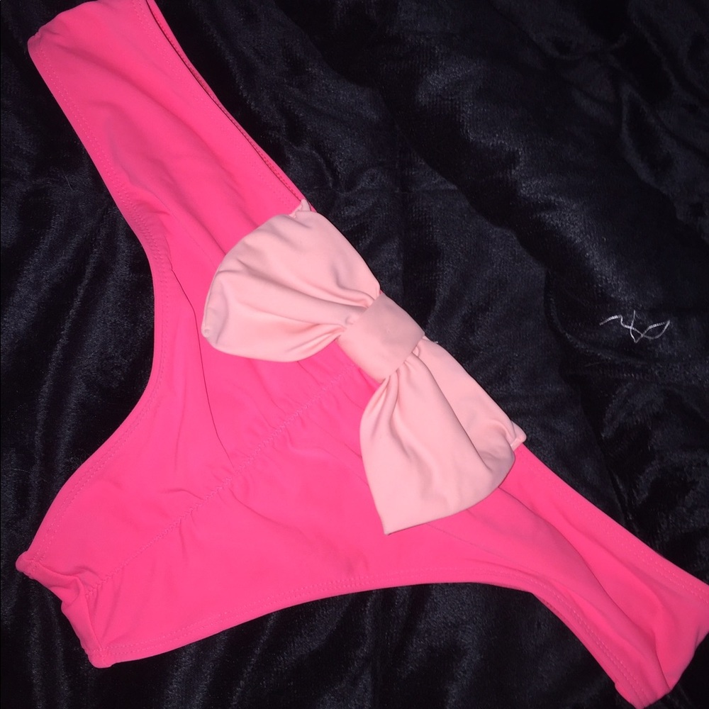 Hollister Coral Bathing Suit Bottoms