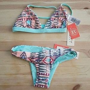 Roxy two piece bathing suit