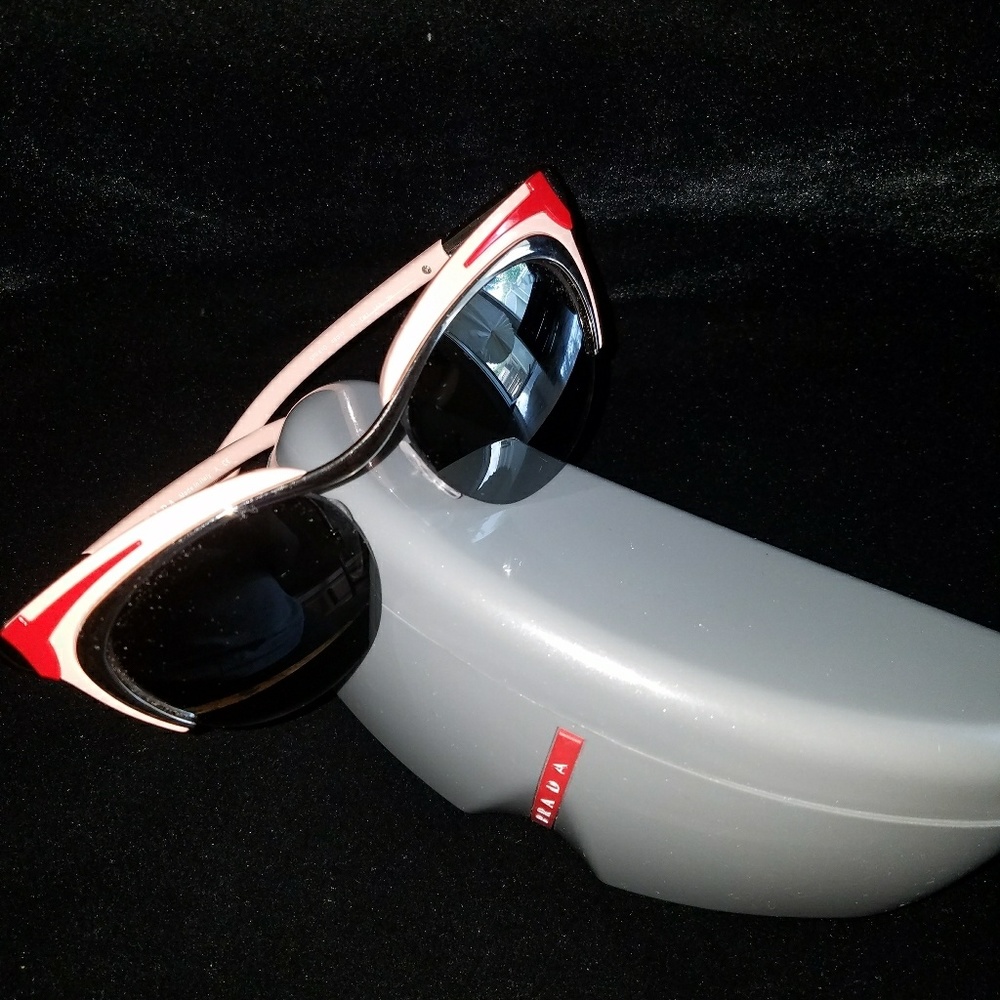 Prada Retro style Cateye acetate sunglasses