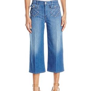 7 Seven For All Mankind wide leg Jeans  crops 25