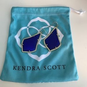 Kendra Scott Alexandra Earrings in Cobalt