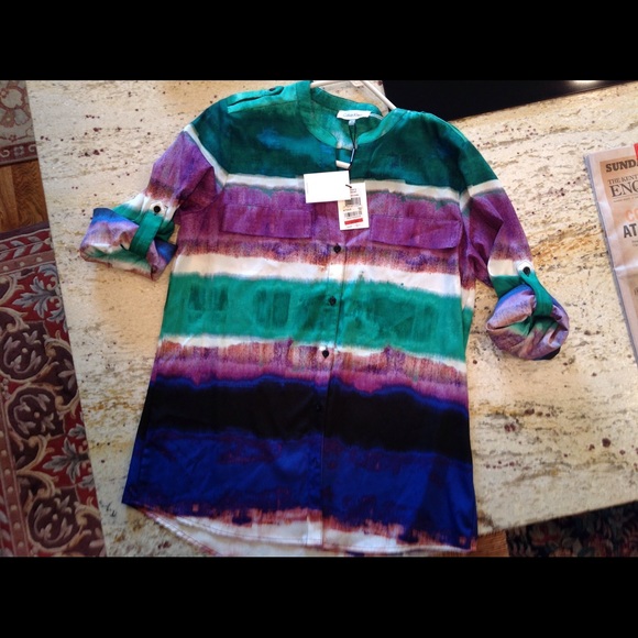 Calvin Klein blouse size medium - Picture 4 of 7