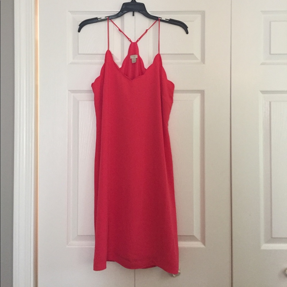 J. Crew Factory Scalloped Dress - Size 4