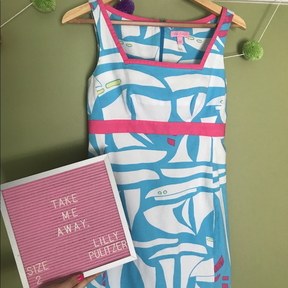 Lilly Pulitzer Take Me Away Addie Dress (vintage!)