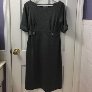 Charcoal gray work dress-perfect for the office!
