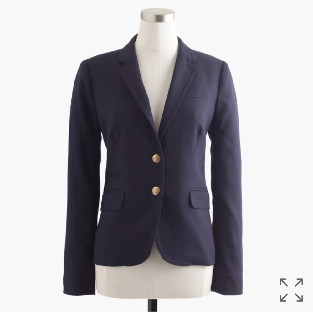 J.Crew Navy Classic Schoolboy Blazer