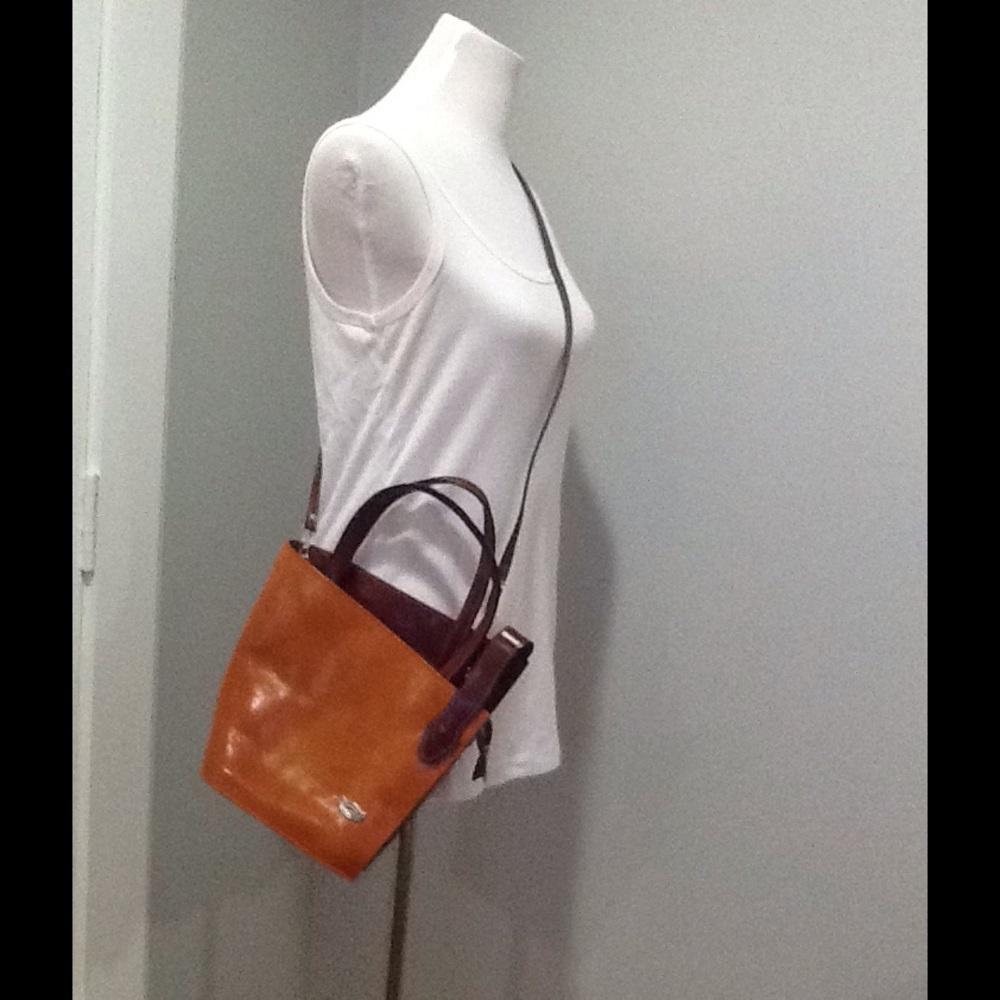 NEW Leather L'Artigiano Sorrentino Crossbody Bag